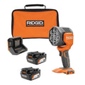 18V Cordless LED Spotlight with (2) 4.0 Ah Batteries, Charger, and Bag R8699B-AC93044SBN